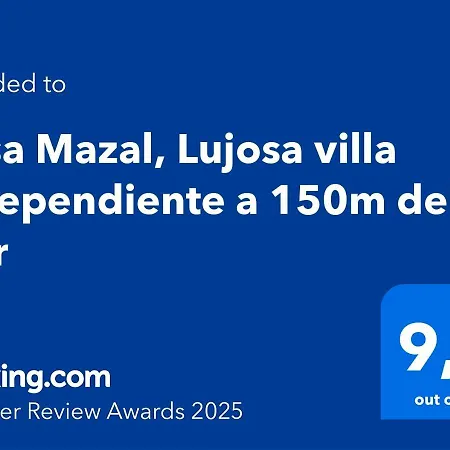 Casa Mazal, Lujosa Independiente A 150m Del Mar